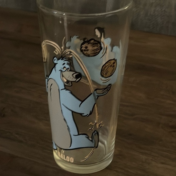 VTG Pepsi/The Jungle Book/Walt Disney World Themed Drinking Glass Tumblr BALOO - Picture 7 of 12